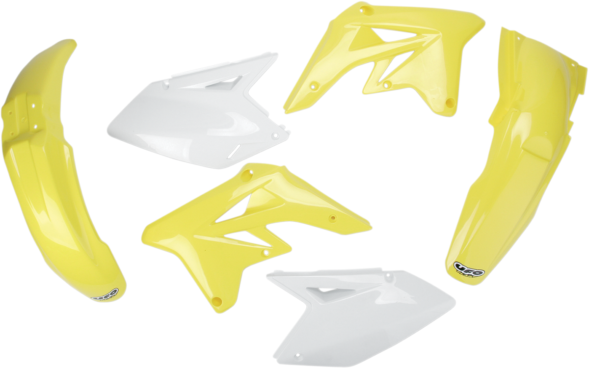 UFO Replacement Body Kit - OEM Yellow/White - Suzuki - RMZ '07-'09 SUKIT407-999