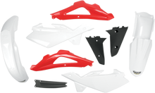 UFO Body Kit - '07 OEM Red/White/Black - Husqvarna - TC HUKIT606-999