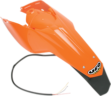 UFO Enduro Rear Fender - with Light - '98-'20 OEM Orange KT03097-127