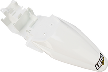 UFO MX Rear Fender - White - Kawasaki - KLX '10-'25 KA04715-047