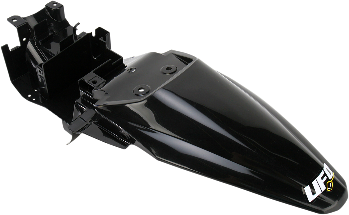 UFO MX Rear Fender - Black - Kawasaki - KLX '10-'25 KA04715-001