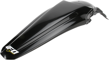 UFO MX Rear Fender - Black - Kawasaki - KX '12-'16 KA04721-001