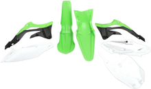 UFO Replacement Body Kit - OEM Green/White/Black - Kawasaki - KX '12 KAKIT217-999