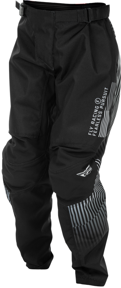 Youth F 16 Pants Black/White Sz 26