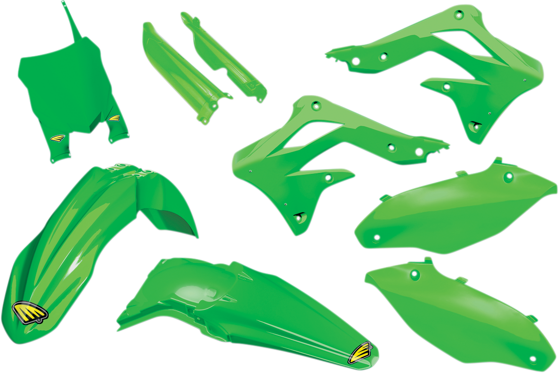 CYCRA Body Kit - Powerflow - Green - Kawasaki - KX '12-'15 1CYC-9308-72