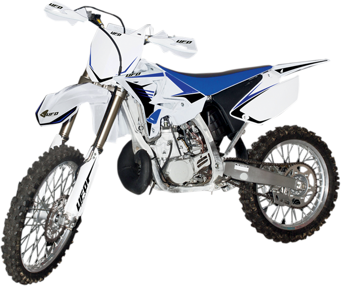 UFO Restyle Body Kit - White - Yamaha - YZ '02-'14 YAKIT312-046
