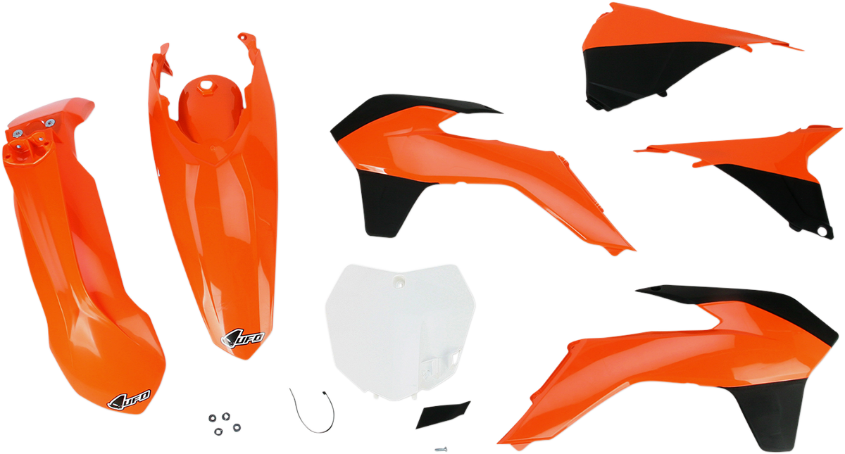 UFO Replacement Body Kit - OEM Orange/White/Black - KTM - SX '13-'15 KTKIT515-999