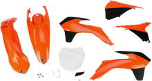 UFO Replacement Body Kit - OEM Orange/White/Black - KTM - SX '13-'15 KTKIT515-999
