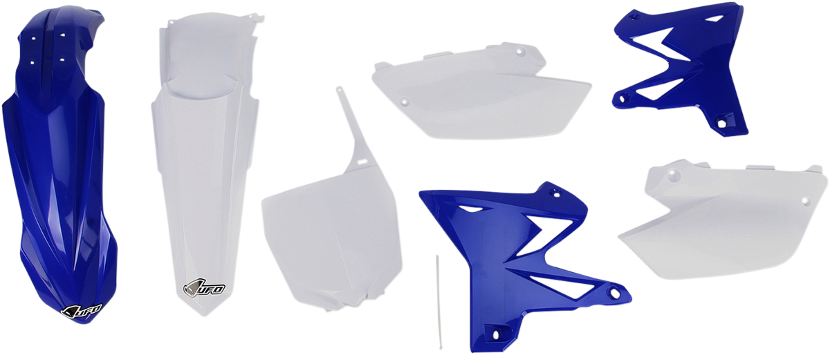 UFO Restyle Body Kit - '13 OEM Blue/White - Yamaha - YZ '02-'14 YAKIT312-999W