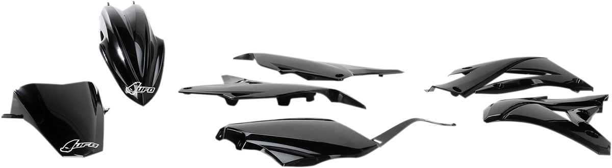 UFO Replacement Body Kit - Black - Kawasaki - KX '14-'21 KAKIT222-001
