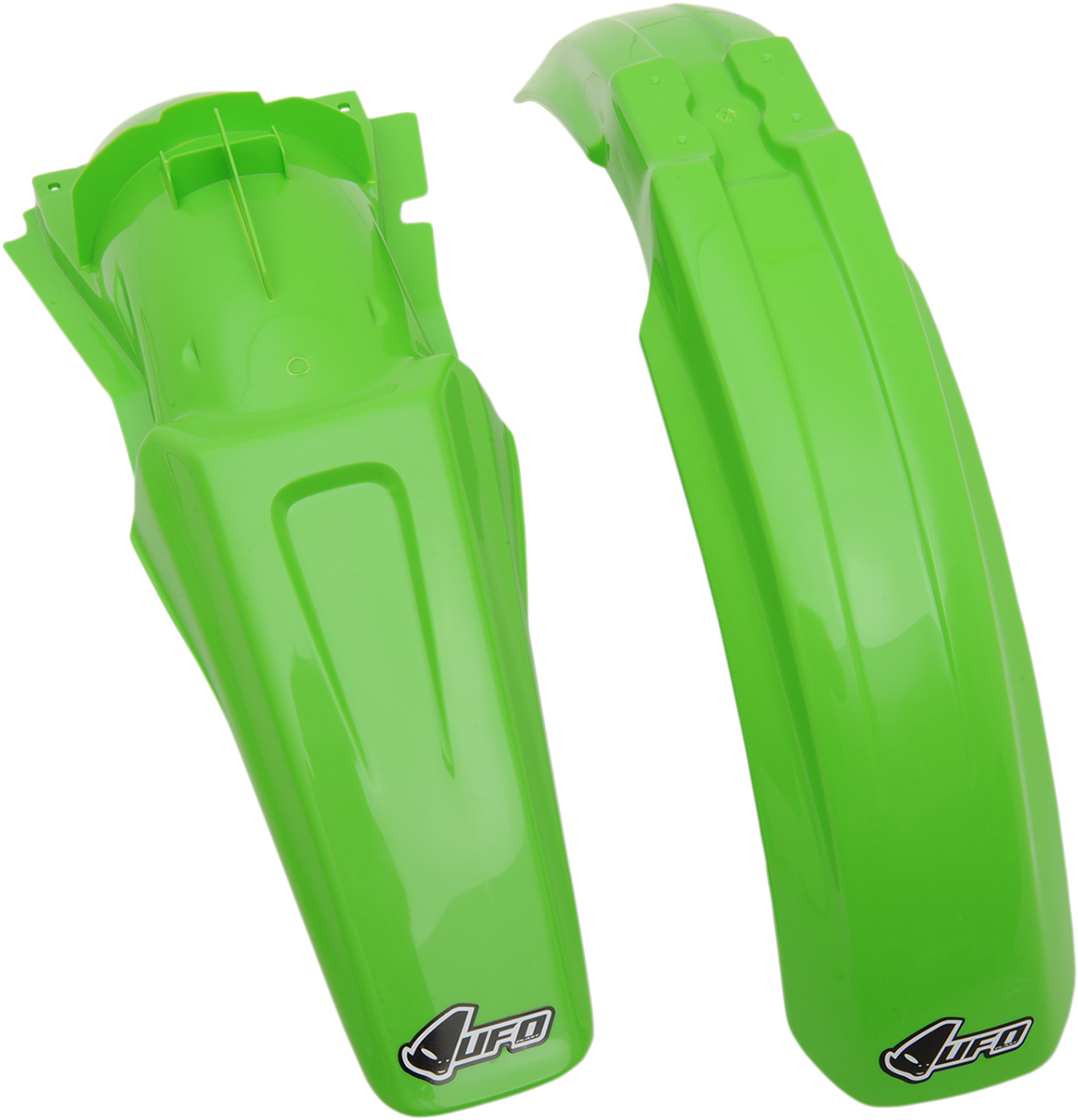 UFO Front and Rear MX Fender Kit - Green - KX 125/250 KAFK200-999