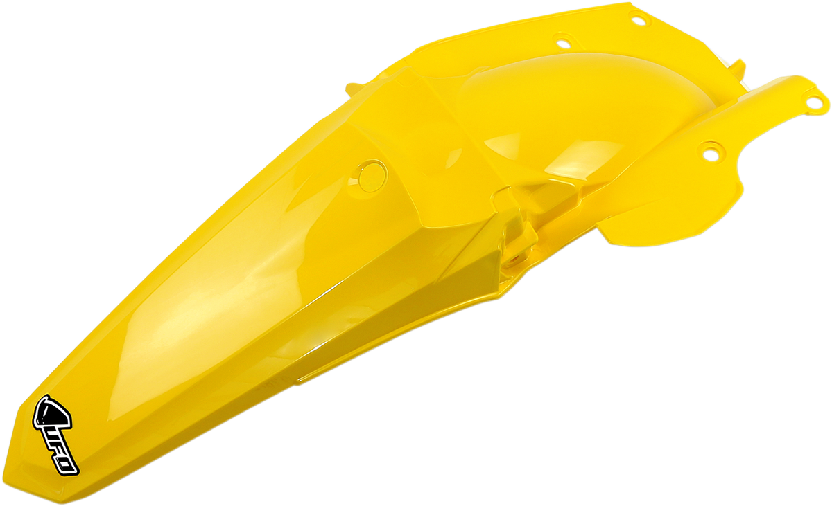 UFO MX Rear Fender - Yellow - Yamaha - YZ '14-'18 YA04840-101