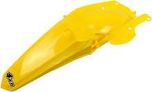 UFO MX Rear Fender - Yellow - Yamaha - YZ '14-'18 YA04840-101