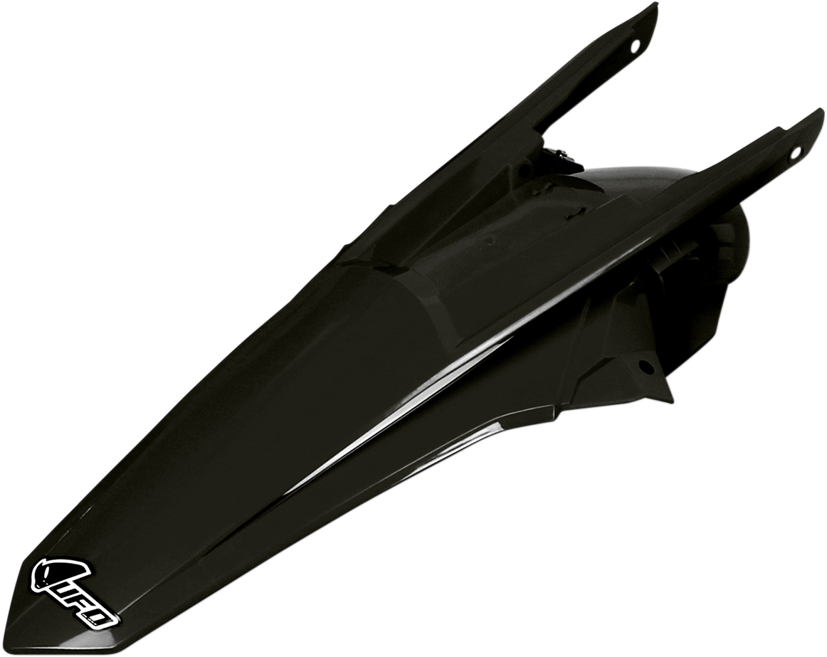 UFO MX Rear Fender - Black - KTM - SX '16-'18 KT04060-001