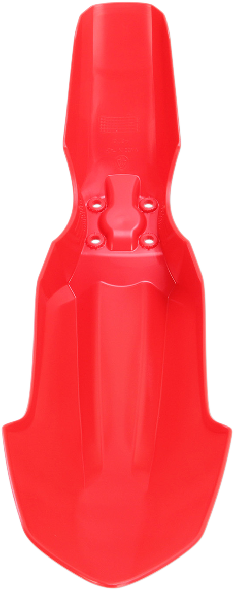 UFO Front Fender - OEM Red - Honda - CRF '15-'19 HO04673-070