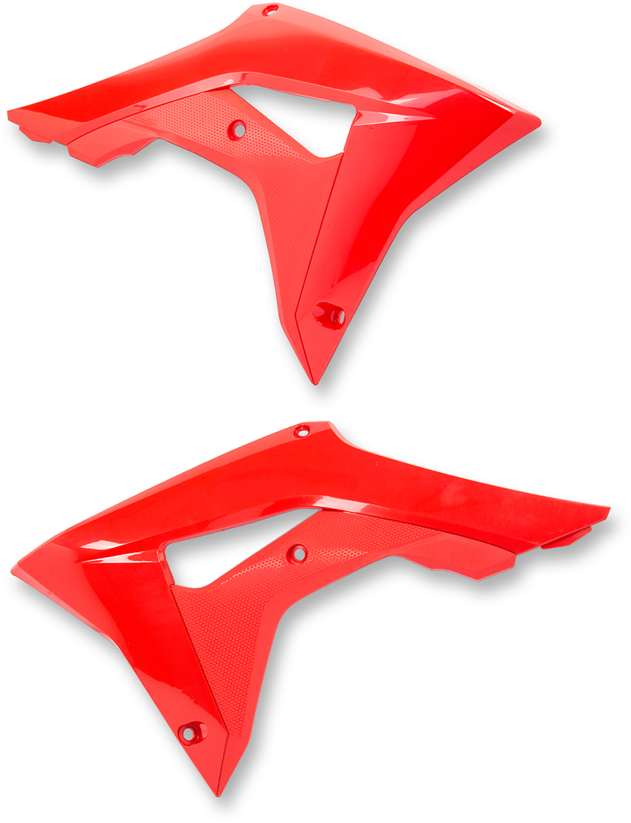 UFO Radiator Covers - OEM CR Red HO04682-070