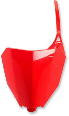 UFO Front Number Plate - OEM CR Red HO04686-070