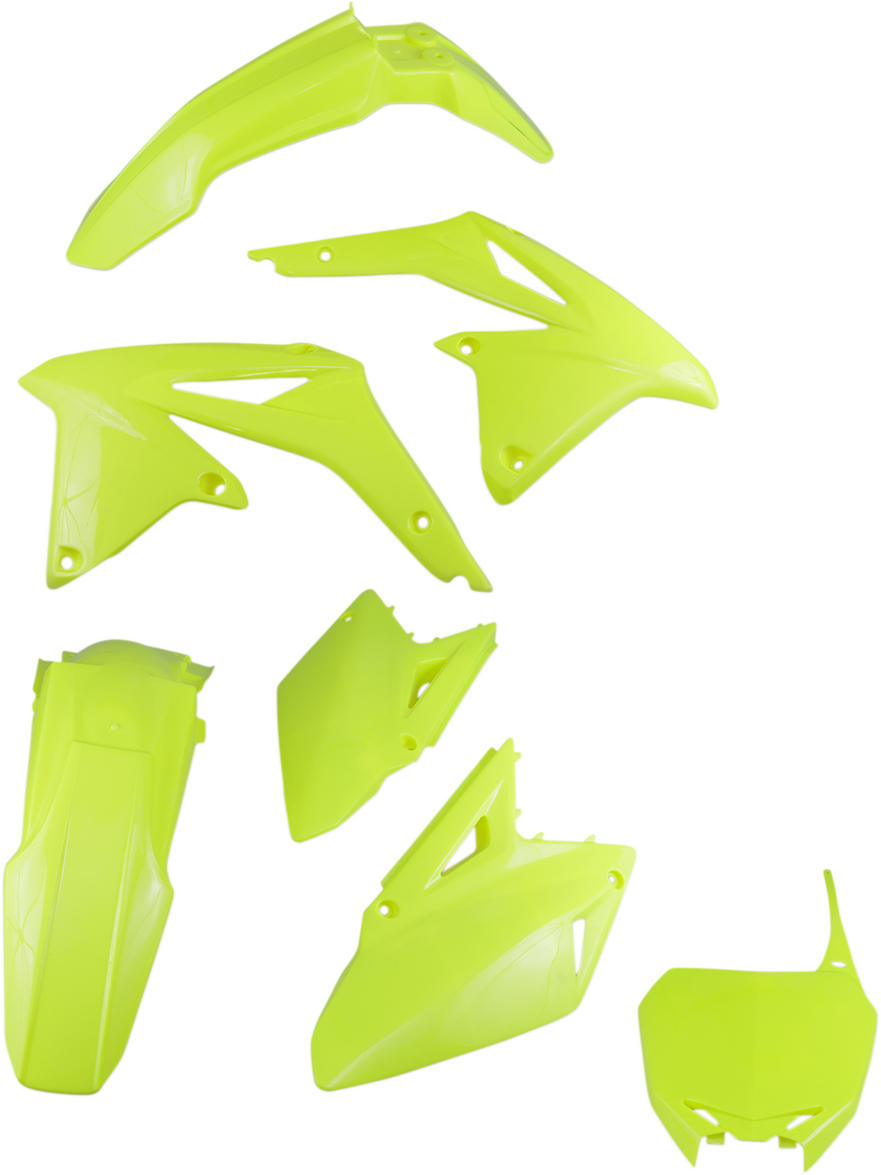 UFO Replacement Body Kit - Fluorescent Yellow - Suzuki - RMZ '08-'17 SUKIT417DFLU