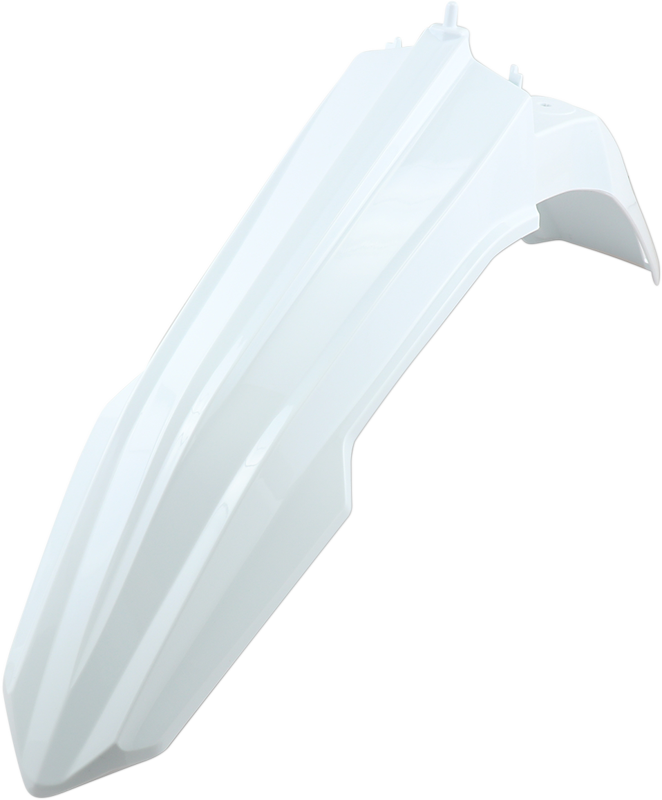 UFO Front Fender - White - Suzuki - RMZ SU04939-041