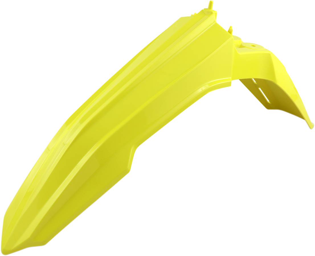 UFO Front Fender - Yellow - Suzuki - RMZ SU04939-102