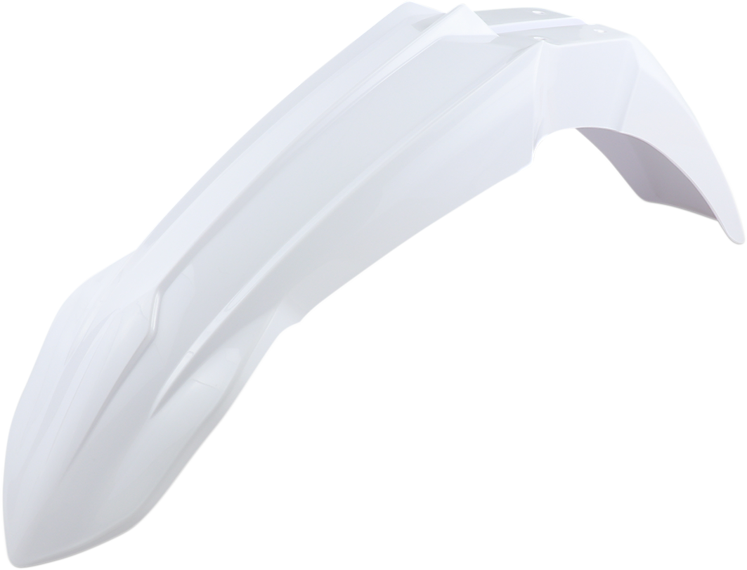 UFO Front Fender - White - Yamaha - YZ '18-'26 YA04856-046