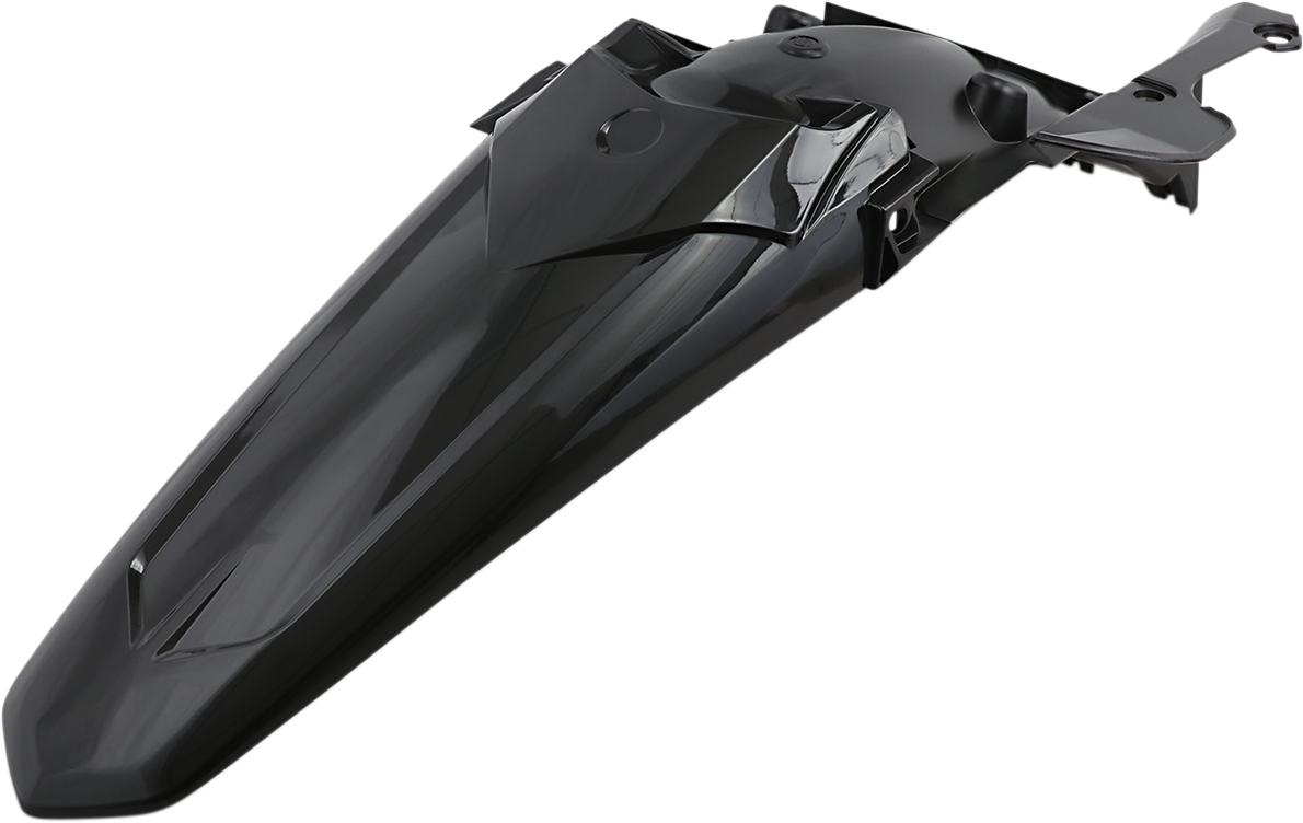 UFO MX Rear Fender - Black - Yamaha - YZ '18-'23 YA04857-001