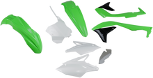UFO Replacement Body Kit - OEM Green/White/Black - Kawasaki - KXF '18 KAKIT226-999