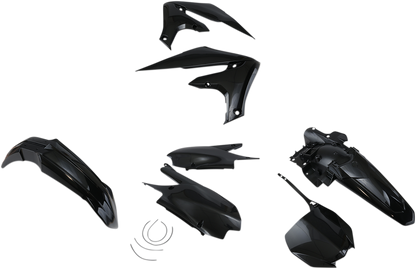 UFO Replacement Body Kit - Black - Yamaha - YZ '18-'23 YAKIT321-001