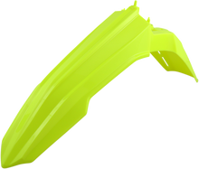 UFO Front Fender - Fluorescent Yellow - Suzuki - RMZ SU04939-DFLUU