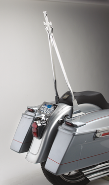 CYCLE VISIONS Sissy Bar Stick - Black - 30" Daggertude - Wide CV-8009B