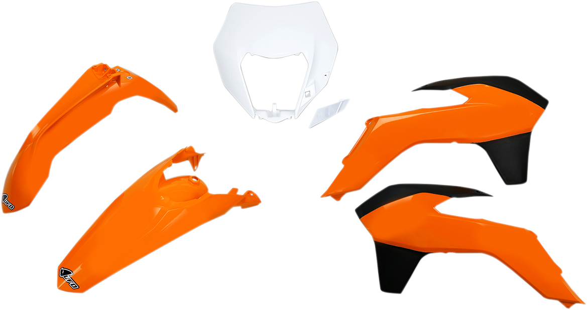 UFO Replacement Body Kit - OEM Orange/White/Black - KTM - EX '14-'16 KTKIT524999