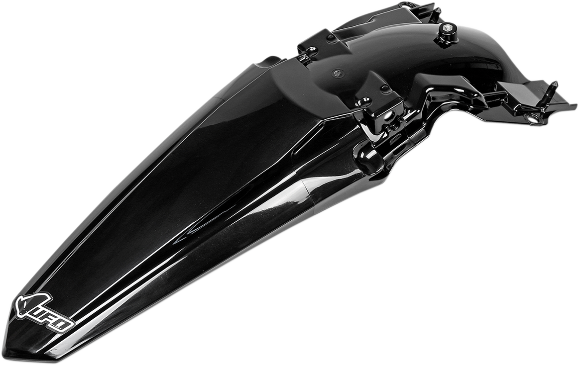 UFO MX Rear Fender - Black - Kawasaki - KX '19-'24 KA04749001