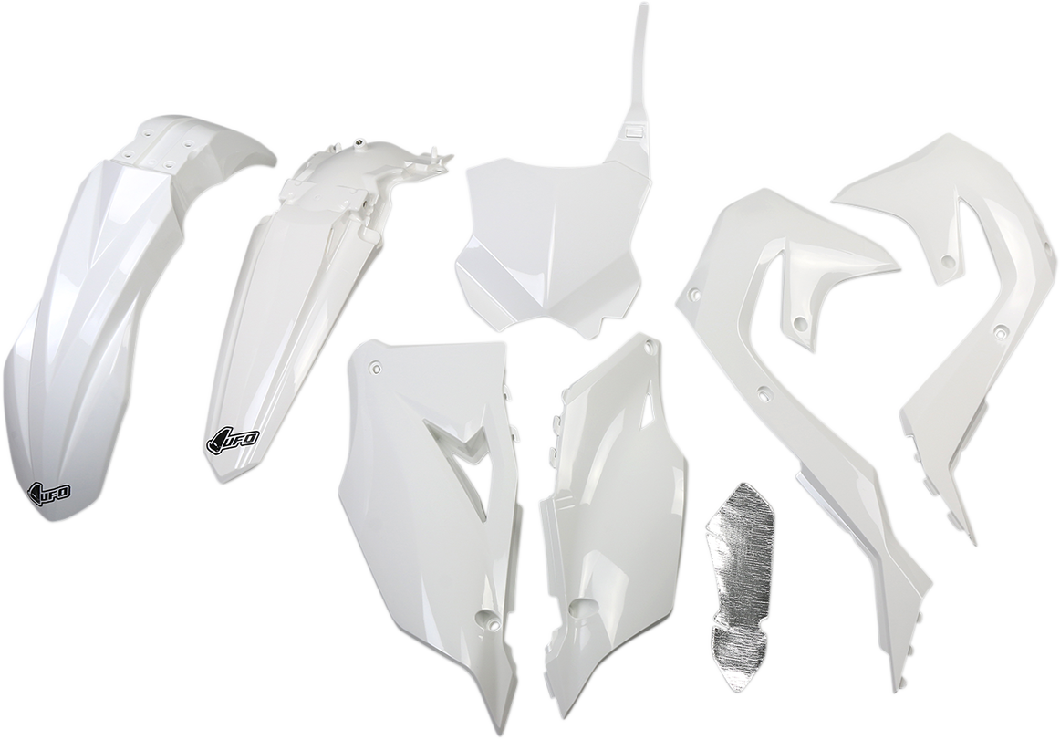 UFO Replacement Body Kit - White - Kawasaki - KX '19-'24 KAKIT227047