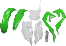 UFO Replacement Body Kit - OEM Green/White - Kawasaki - KX '19-'24 KAKIT227999