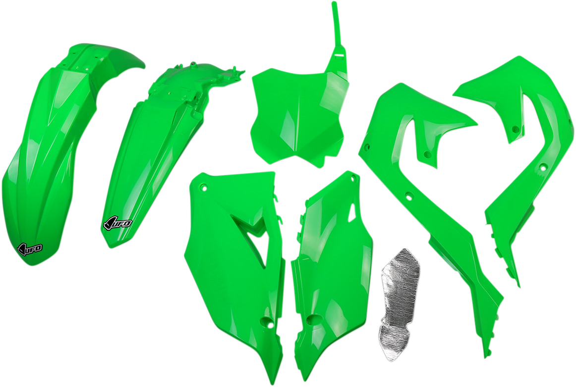 UFO Replacement Body Kit - Fluorescent Green - Kawasaki - KX '19-'24 KAKIT227AFLU