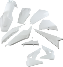 UFO Body Kit - '19 OEM White - Husqvarna TC/FC HUKIT622999