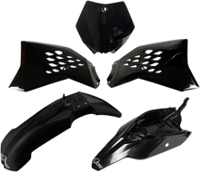 UFO Replacement Body Kit - Black - KTM - SX '12-'15 KTKIT525-001