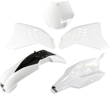 UFO Replacement Body Kit - White/Black - KTM - SX '12-'15 KTKIT525-047