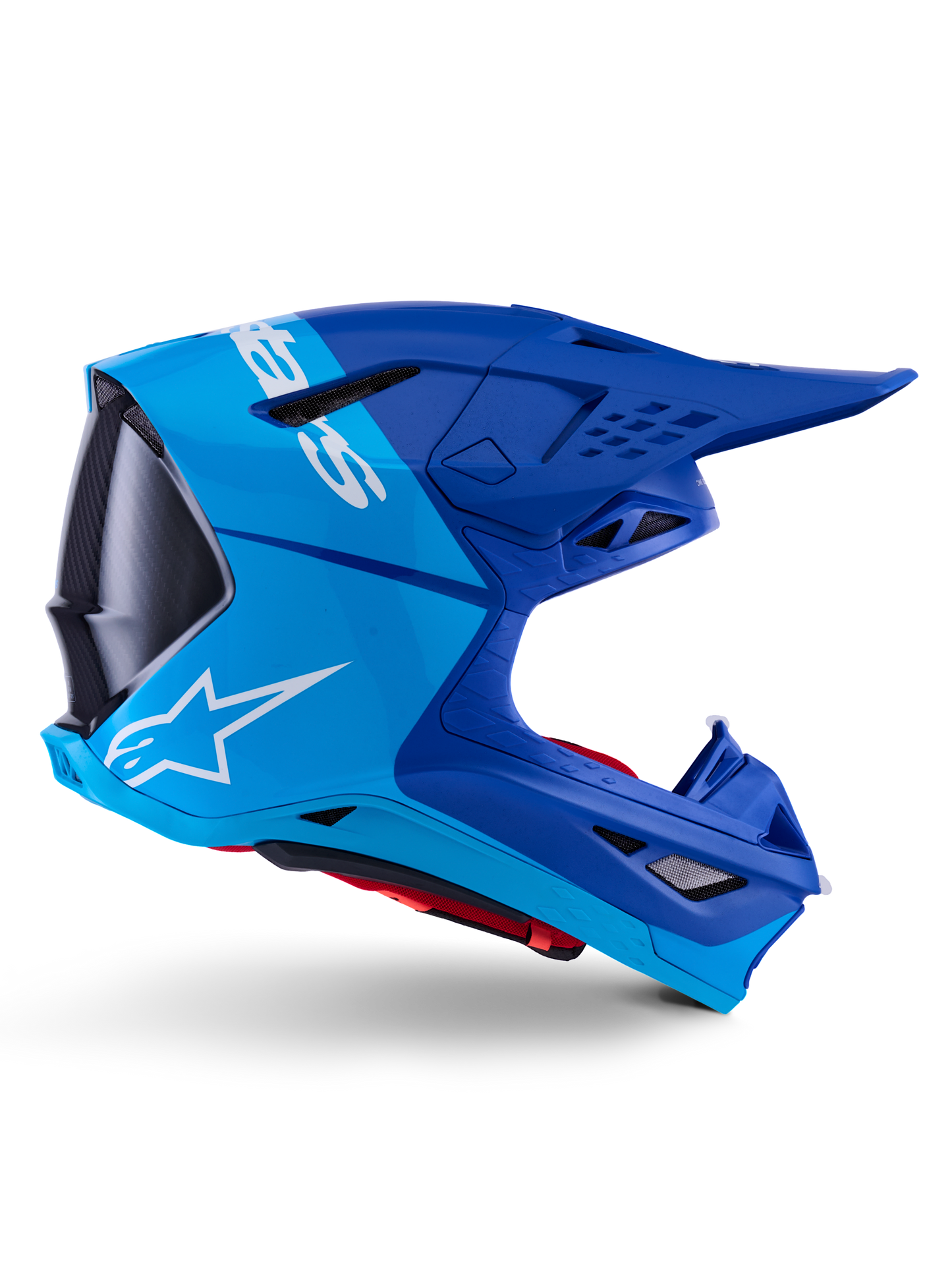 Supertech S M10 Flood Helmet Met Blu/Md Blu/Blk Crb M&G Lg