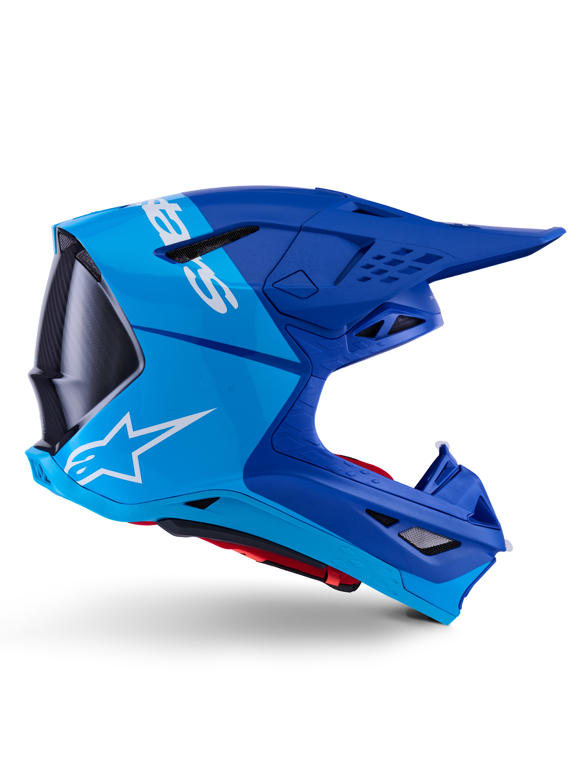 Supertech S M10 Flood Helmet Met Blu/Md Blu/Blk Crb M&G Lg