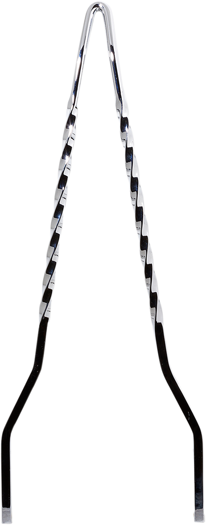CYCLE VISIONS Twisted Sticks Sissy Bar - Black - 30" CV-8040B