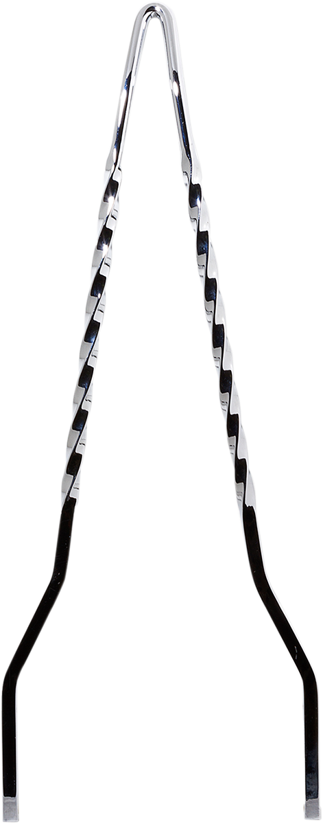 CYCLE VISIONS Twisted Sticks Sissy Bar - Black - 18" CV-8041B