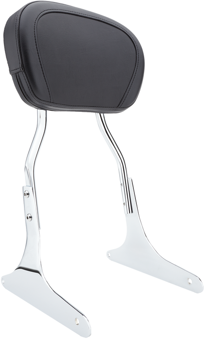 Std Round Sissy Bar W/Pad Chrome Hon Vt1300 Sabre 10 14