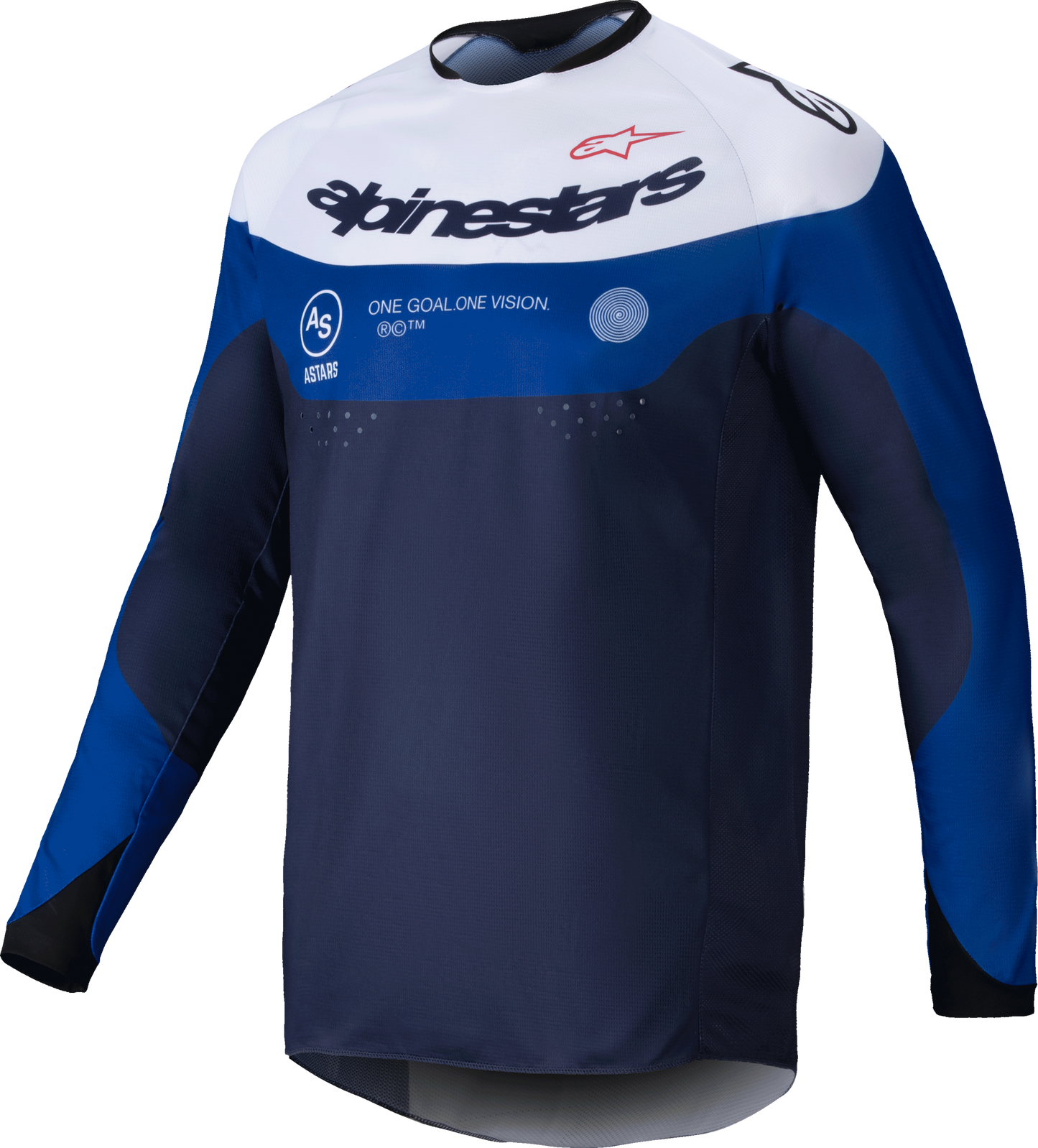 Pro Dura Jersey Navy/Bright Blue/White Sm