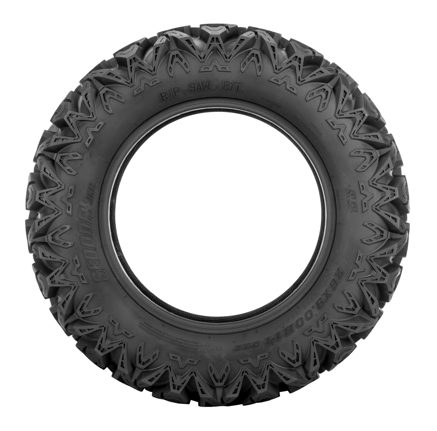 Tire Rip Saw R/T 26x9r12 Radial 6pr Lr410lbs