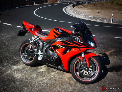 LUIMOTO (Tribal Flight) Rider Seat Covers for the HONDA CBR1000RR (04-07)