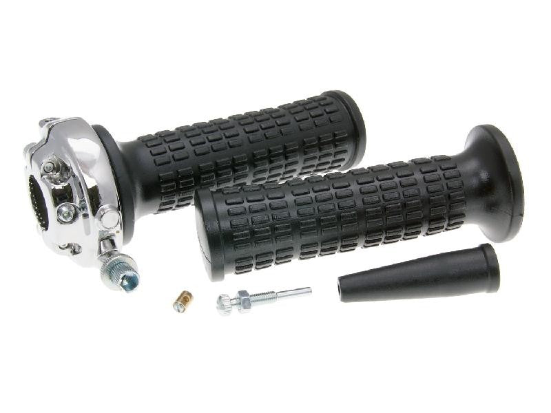 Domino Vintage style Throttle and grips