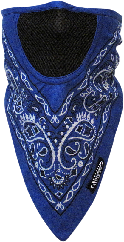 SCHAMPA & DIRT SKINS Facefit Facemask - Blue Paisley FMV-195
