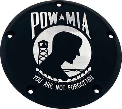 7   M8 Flt/Flh Derby Cover Pow Mia Black