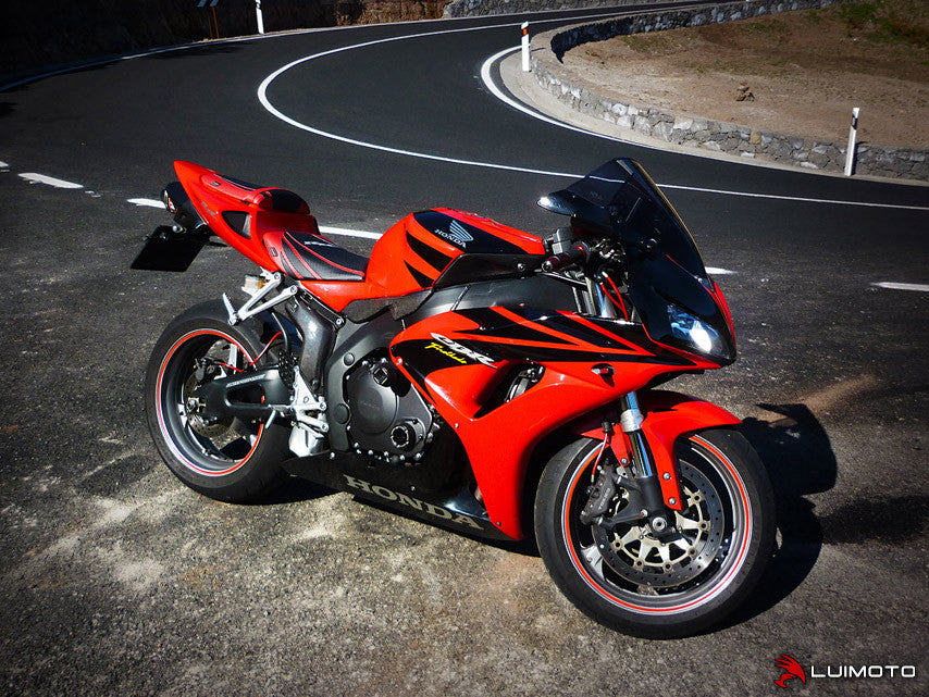 LUIMOTO (Tribal Flight) Passenger Seat Cover for the HONDA CBR1000RR (04-07)